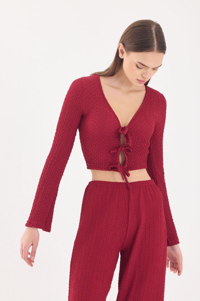 GOF PANTOLON BORDO