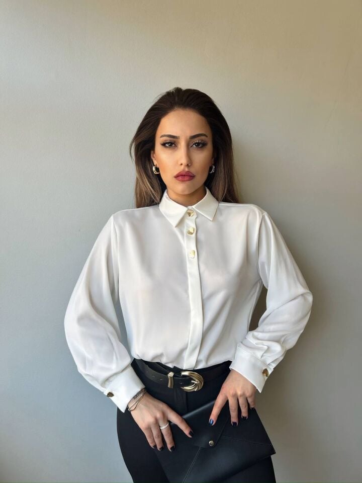 ZARA SATEN GÖMLEK